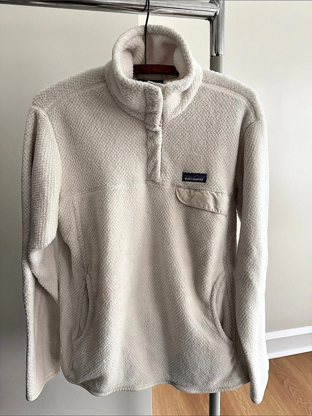 Patagonia Women's Re-Tool Snap-T Pullover Cream Large